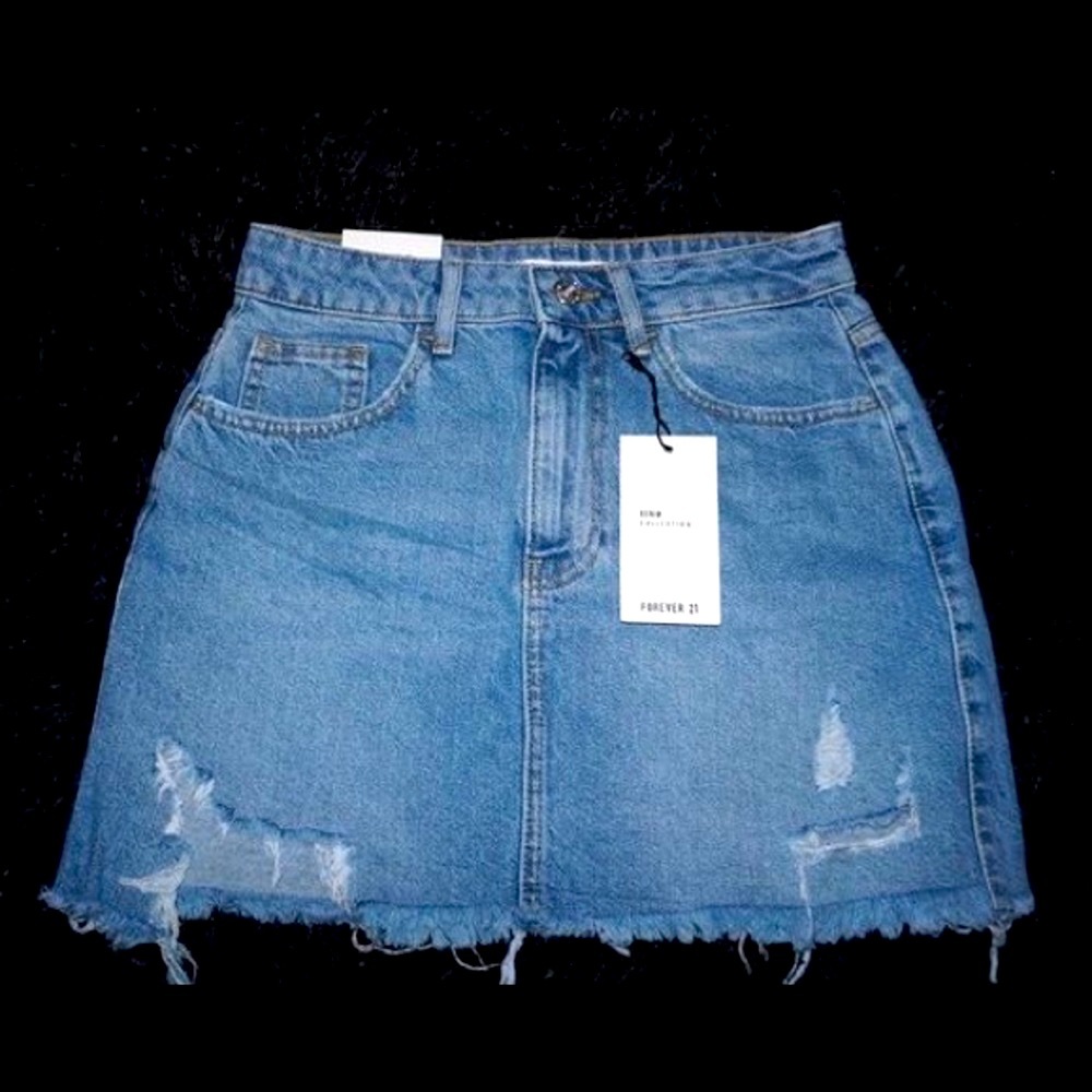 Forever 21 (Blue) Denim Mini Skirt
